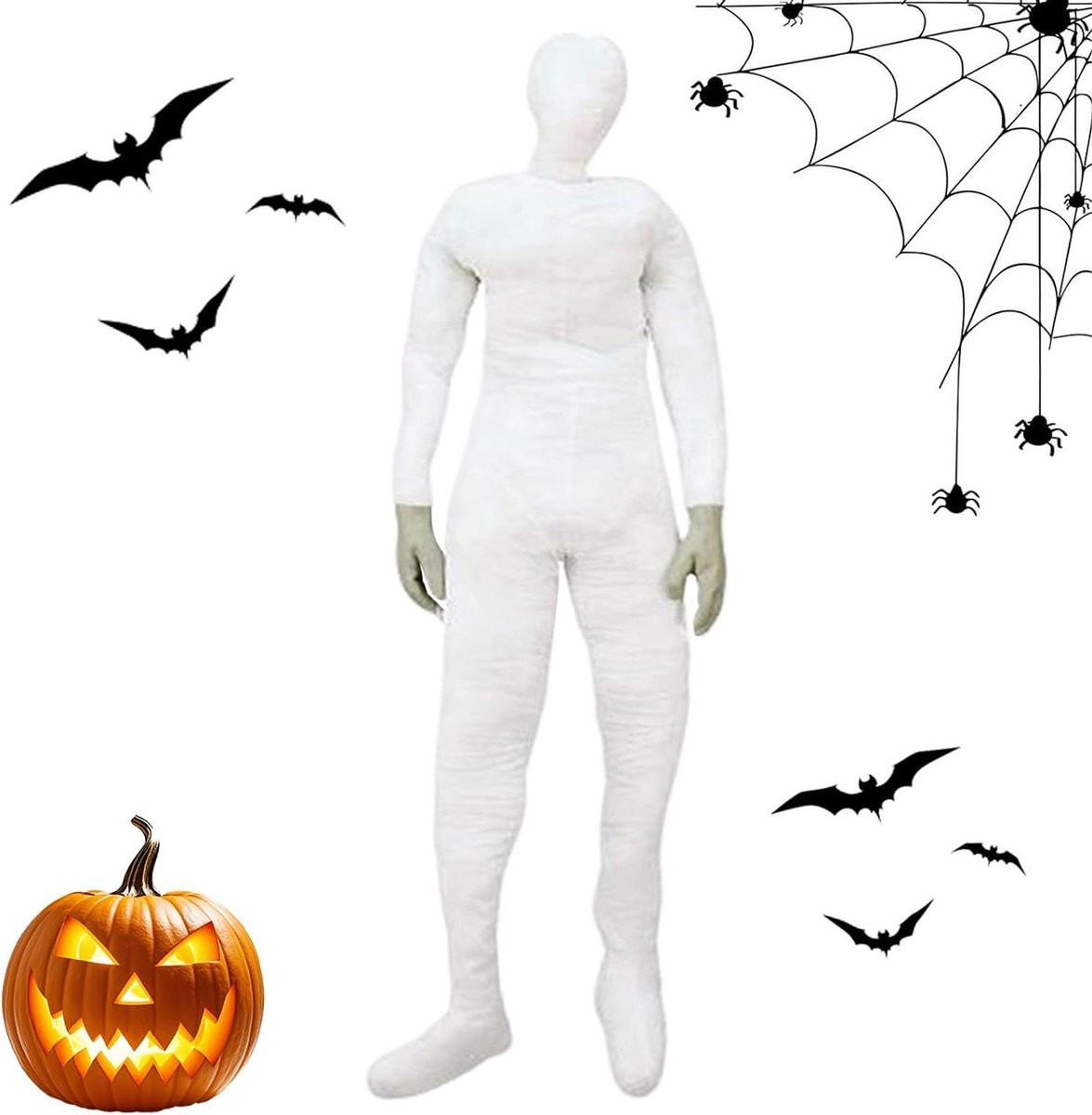 Realistische Halloween Paspop voor volwassenen - Griezelige Feestdecoratie - Stijl A