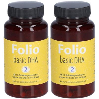 2x Folio 2 basic DHA Hartkapseln 2x90 St