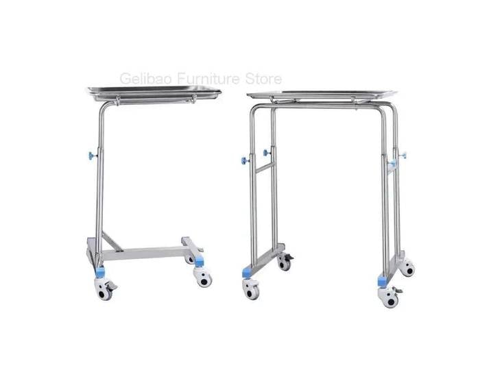 Chariot de Salon en acier inoxydable épais, support médical, Salon de coiffure, chariot de chirurgie d'hôpital, Salon de beauté, auxiliaire professionnel
