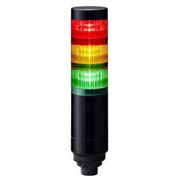 RS PRO LED Signalturm 3-stufig Linse Gelb, Grün, R (145719)