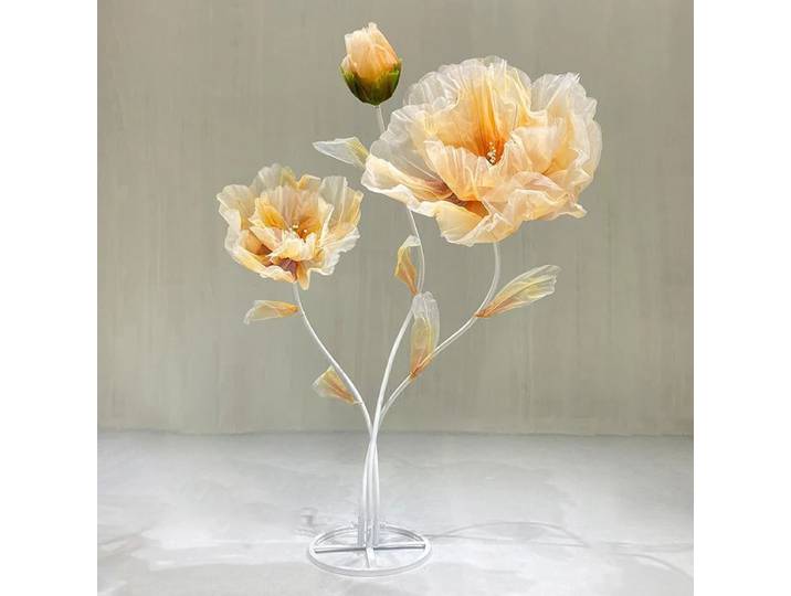 Fleurs Artificielles pour la Décoration de Mariage, Accessoire de Scène, Fenêtre, Jardin, Maison