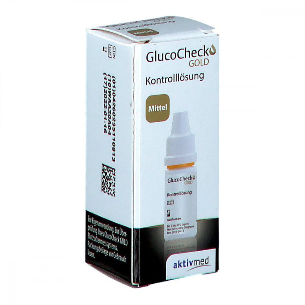 Aktivmed GmbH Gluco Check Gold Kontrolllösung mittel 11864910