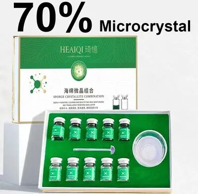 Daily Deals Depot Sponge Microcrystal Spicules Freeze Dried Powder Collagen Booster, Natural Skin Cell Renewal Treatment Deep Dermis 70 Microcrystal