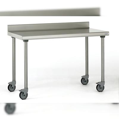 Tournus Ausstattung Anlehnbarer Edelstahltisch auf Rädern Länge 1500 mm Tournus - 414994