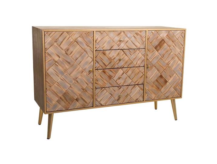 Buffet marron 120x40,5x81h cm