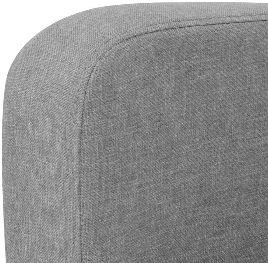 vidaXL Canapé à 3 places 180 x 65 x 76 cm Gris clair