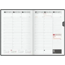 Brunnen Buchkalender 2027 blau, 17.5x24.9x1.6 cm