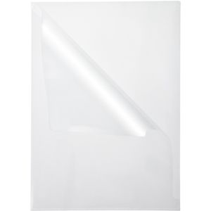 EcoFile Sichthüllen 15110, recycling, A4, genarbt, 0,12 mm, aus PP, transparent, 100 Stück