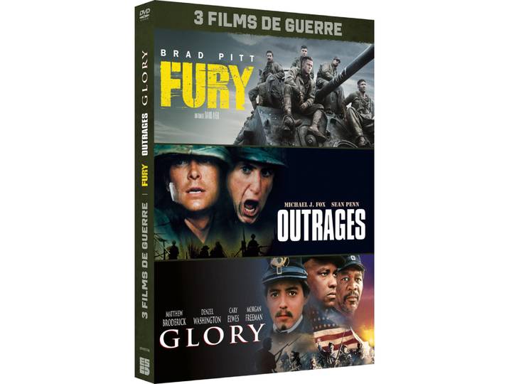 Les Grandes Guerres au cinéma - 3 films : Outrages + Glory + Fury