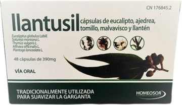 Homeosor Llantusil 350 mg 48 Cápsulas