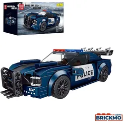 Mould King Der Barricade Polizei Mini-Sportwagen-Bausatz 27002S