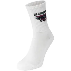 2er Pack JAKO x Kleinigkeit Retroragende Crew Socken 000 - weiß 47-50