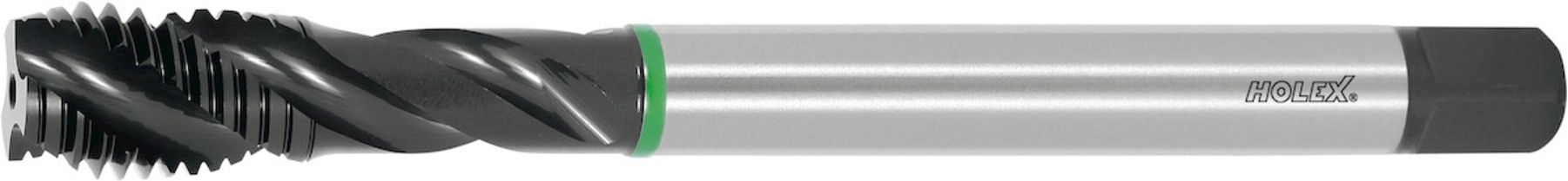 HOLEX Maschinen-Gewindebohrer HSS-E Form C M14 Gewindetiefe 42 mm vaporisiert (135855 M14)