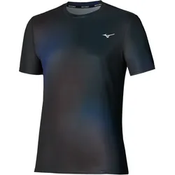 Mizuno Core Graphic T-Shirt Herren 91 - black/blue S
