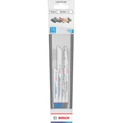 Bosch Gemischtes Säbelsägeblatt, 2x S922EF, 3x S1122BF, 2x S644D, 3x S1531L, 10-teilges Set - 2607012090