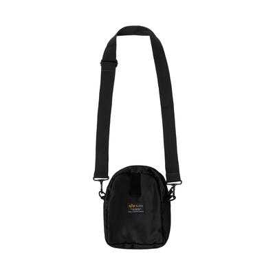 Tragetasche ALPHA INDUSTRIES "Crew Carry Bag", schwarz, Shell: 100% Nylon. Lining: 100% Nylon, Taschen