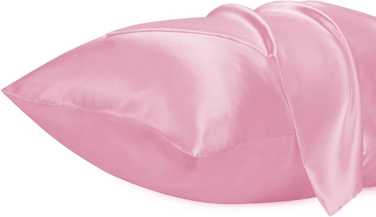 Lirex Set van 2 Satijnen Kussenslopen - Standaard Formaat - Zacht Microfiber - Effen Kleur