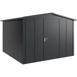Hörmann Metall-Gerätehaus "Juno" mit Satteldach, JSD14 - Design, 310 x 310 cm (B x T),anthrazit,