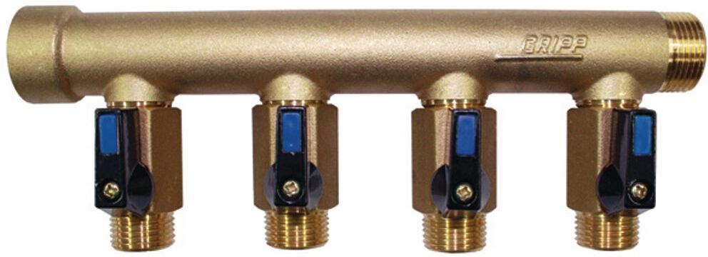 WATTS INDUSTRIES Collecteur FC mâle-femelle 3/4 GRIPP 3 départs vanne M15/21 WATTS 3634