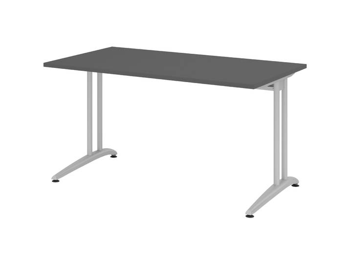 Schreibtisch Office Graphit 140 x 80 cm - Schreibtisch