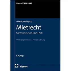 Mietrecht, Fachbücher von Klaus Schach, Olaf Riecke