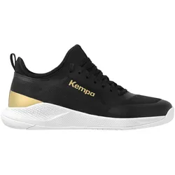 Kempa Kourtfly Handballschuhe Kinder schwarz/weiß/gold 37
