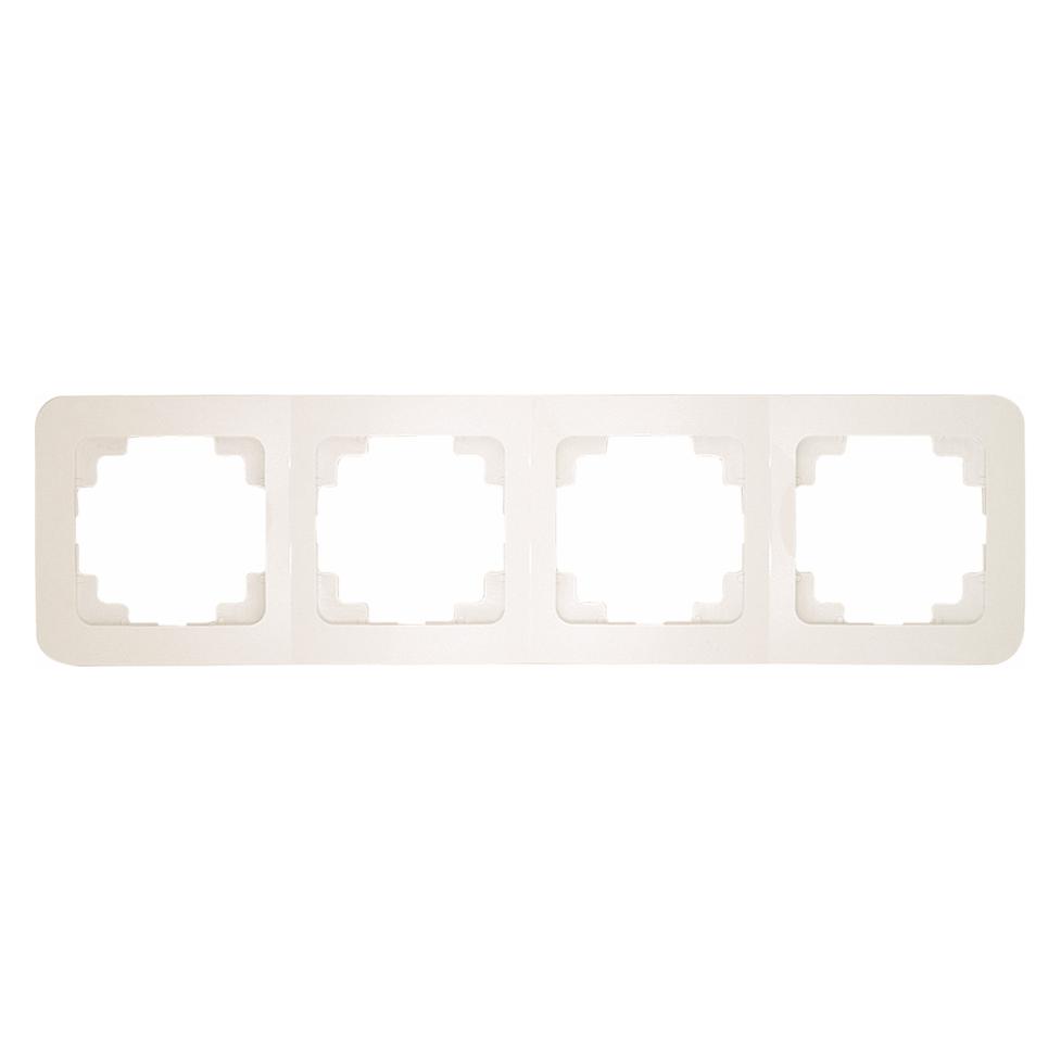 Makel Lilium Natural 4-fach Rahmen horizontal weiss (47721553)