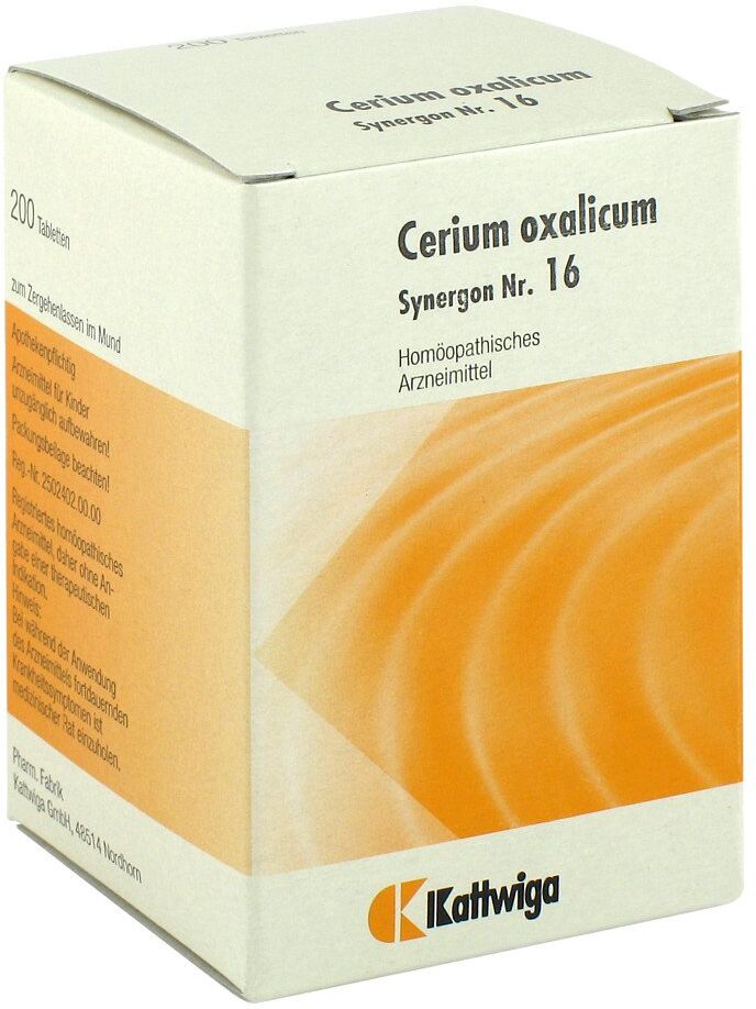 Synergon 16 Cerium oxalicum Tabletten