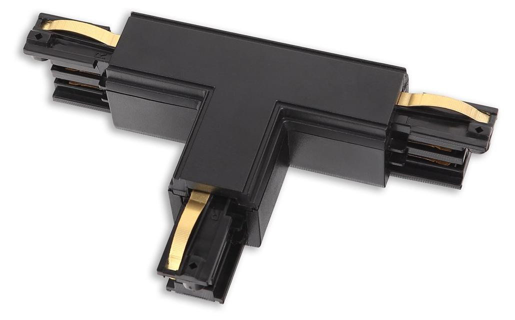 MaxLight T-stuk links TRACK zwart DOBAC MHT1-T/L-BK