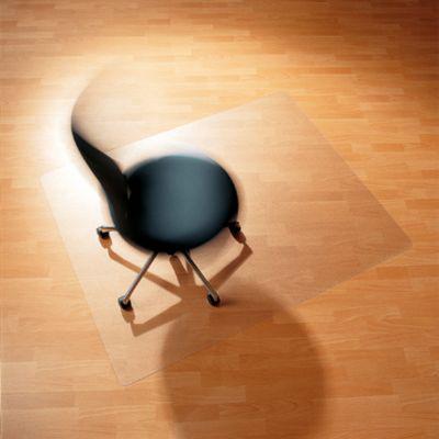 Bodenschutzmatte Ecogrip® Solid-RS Office Products, für Hartböden, VAB®-Haftschicht, rutschfest & schwer entflammbar, 900 x 1200 mm, PC, transparent