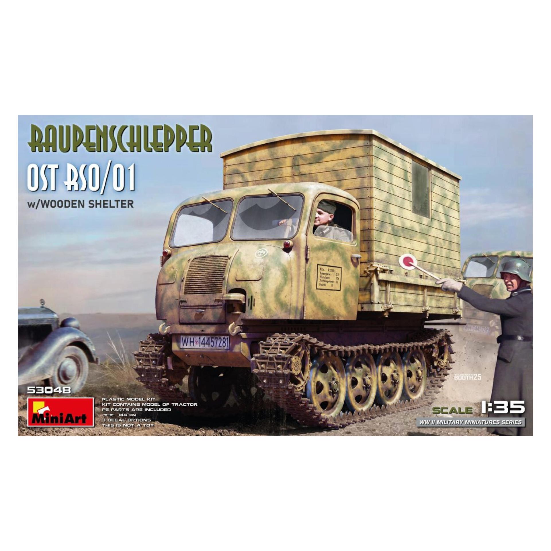 Mini art 1:35 RSO/01 mit Holzunterstand (550053048)