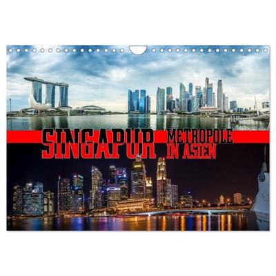Singapur, Metropole in Asien (Wandkalender 2027 DIN A4 quer), CALVENDO Monatskalender