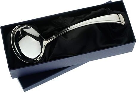 Arthur Price of England Grecian Sovereign Silver Soup Ladle