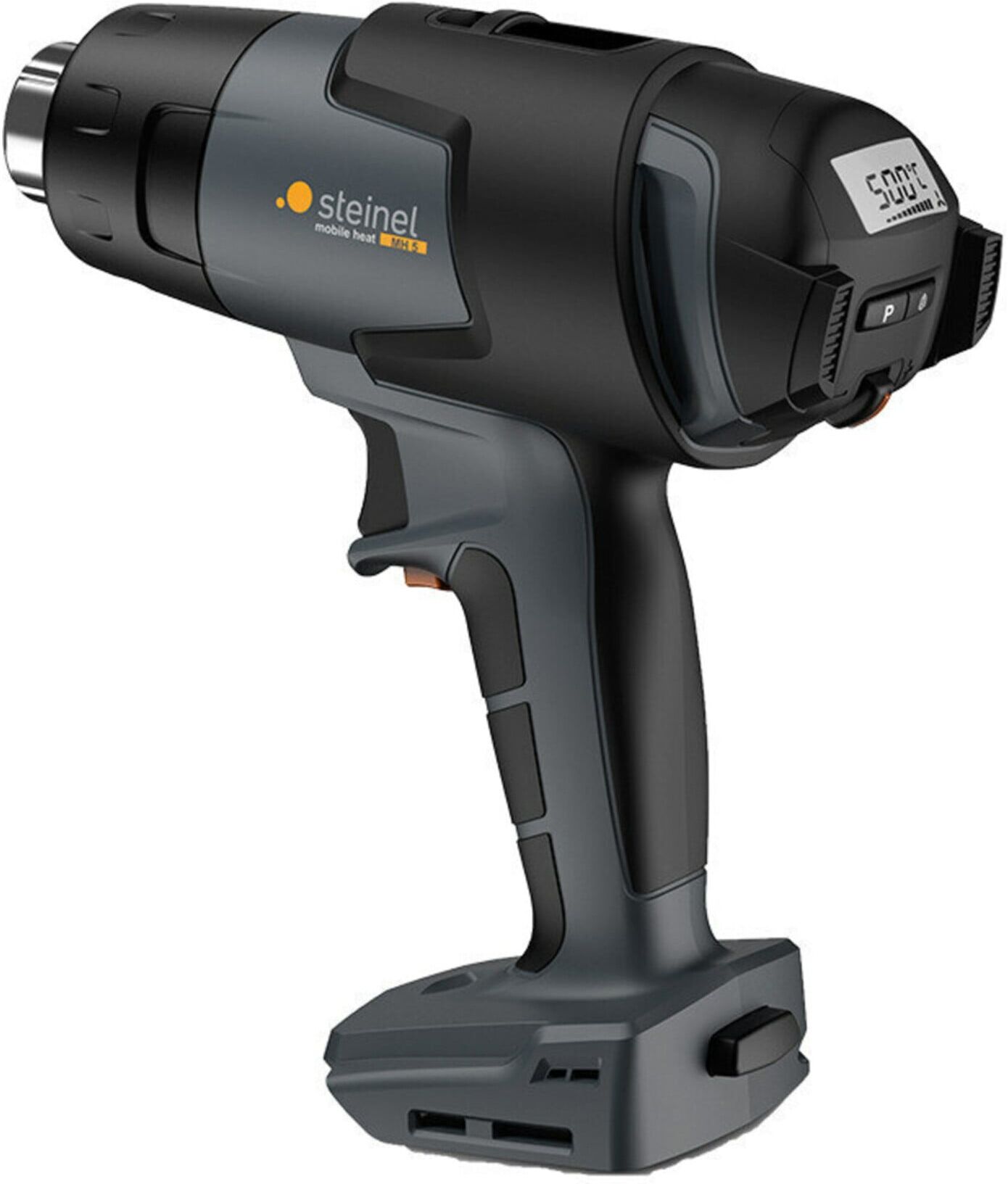 Steinel Akku Heißluftgebläse Typ: 063993, 18 V Spannung, 300 W Leistung, Temperaturregelung 50-600 °C)
