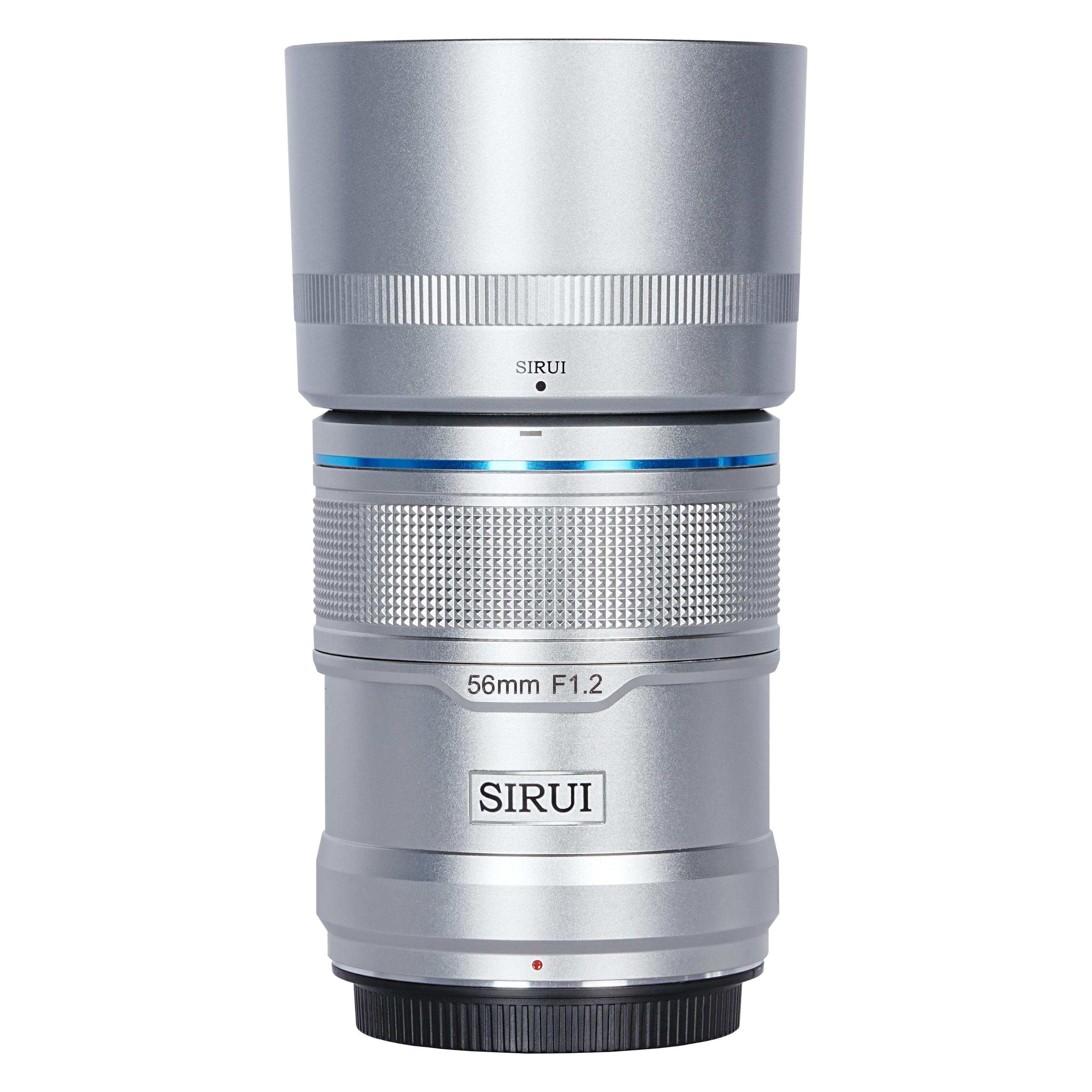 Sirui Sniper 56mm F1.2 APSC Auto-Focus Lens (Sony E-Mount, Silver) (Sony E, APS-C / DX) (781163)