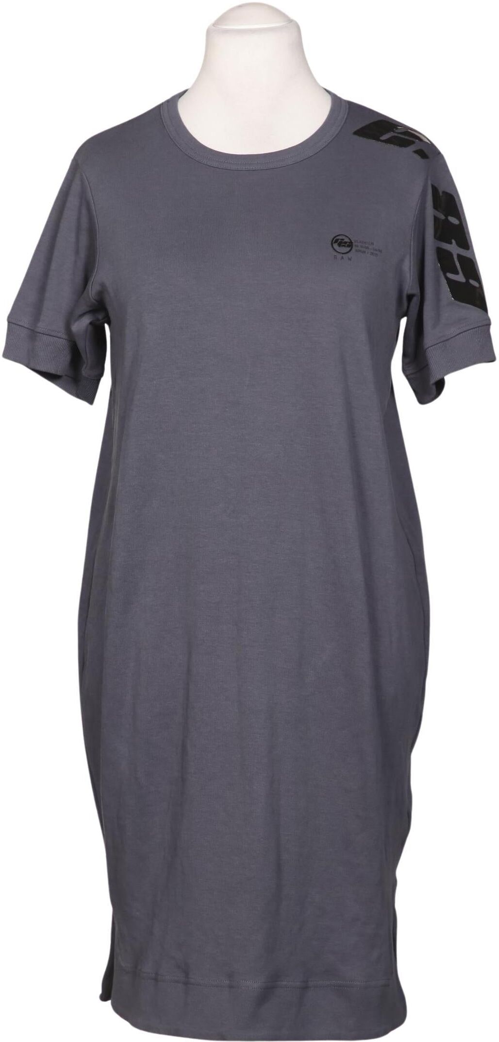 G Star RAW Damen Kleid, Grau, Gr. L, Baumwolle - Second Hand