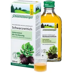 Schoenenberger Naturreiner Heilpflanzensaft Schwarzrettich 200 ml