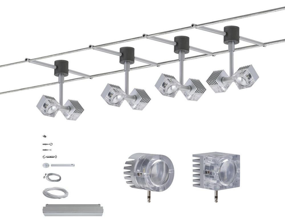 Paulmann LED Spot Geo Seilsystem 12V 97641 Geo Spot flex 976.41