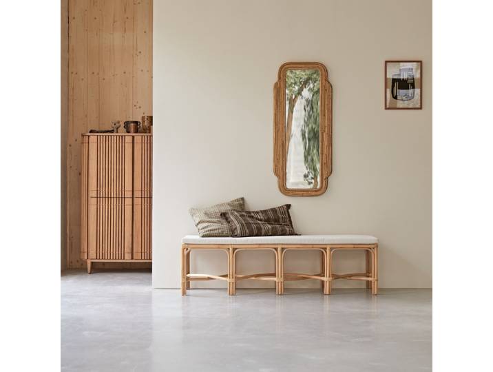 Rotan bank Vintage Rattan - Naturel - Rattan