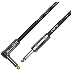 Cascha Standard Line Gitarrenkabel – 9 m – gerade auf abgewinkelt (9 m), Audiokabel