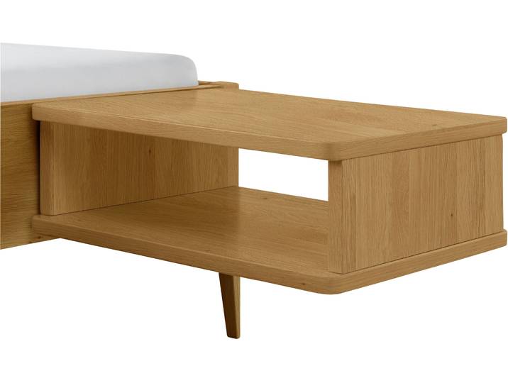 Nachtkonsole HASENA Seva , braun, B:48cm H:16cm T:38cm, Massivholz, Sideboards, Nachtkonsole