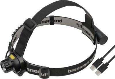 Brennenstuhl LED Stirnlampe SL 401 AF, 400 Lumen, Infrarot-Sensor, 50h Leuchtdauer, IP44, Schwarz