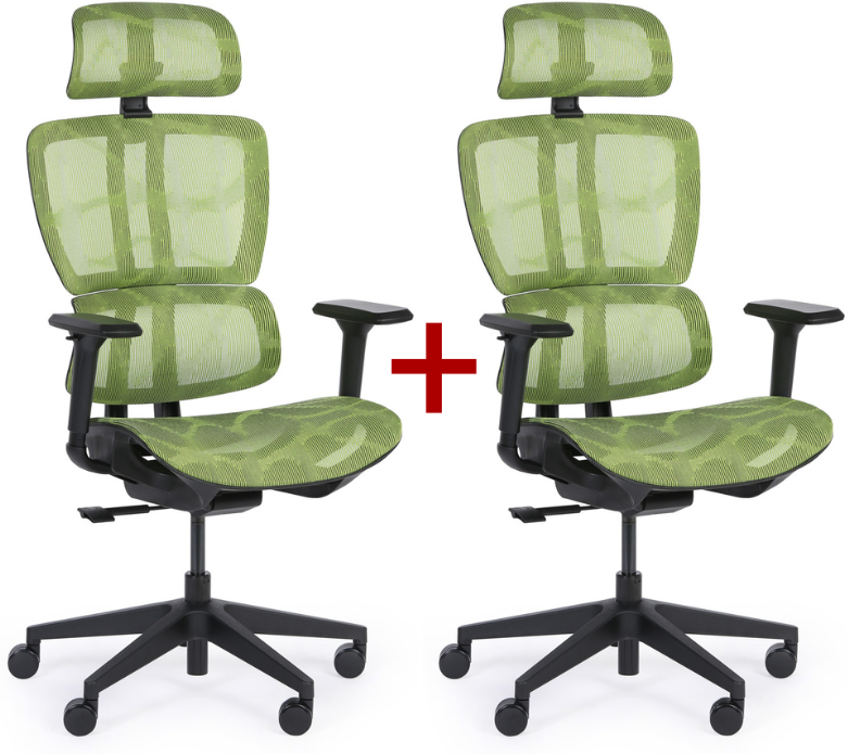 B2B Partner Bürostuhl NICO 1+1 GRATIS, grün