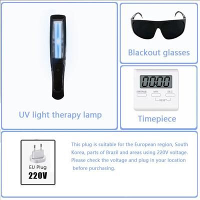 Inspired Living 311nm Narrowband UVB Phototherapy Lamp For Psoriasis And Vitiligo Skin Treatment 220v Eu