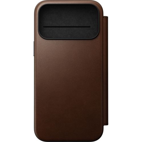 Nomad Modern Leather Folio iPhone 18 Pro Max Brown Camino