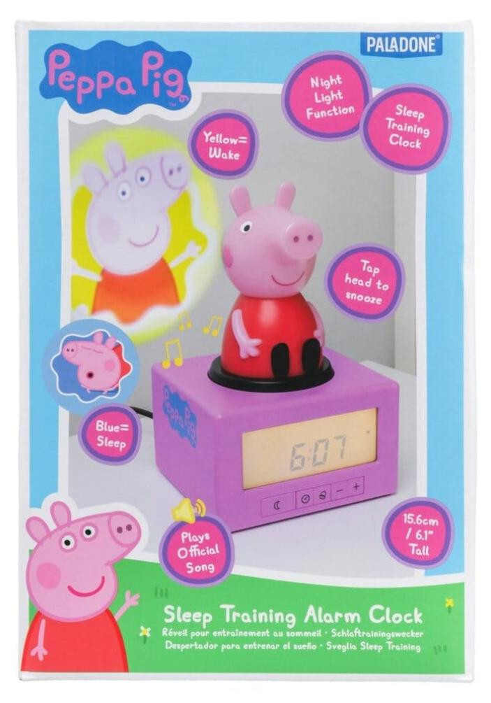 Paladone Peppa Pig wekker voor slaaptraining