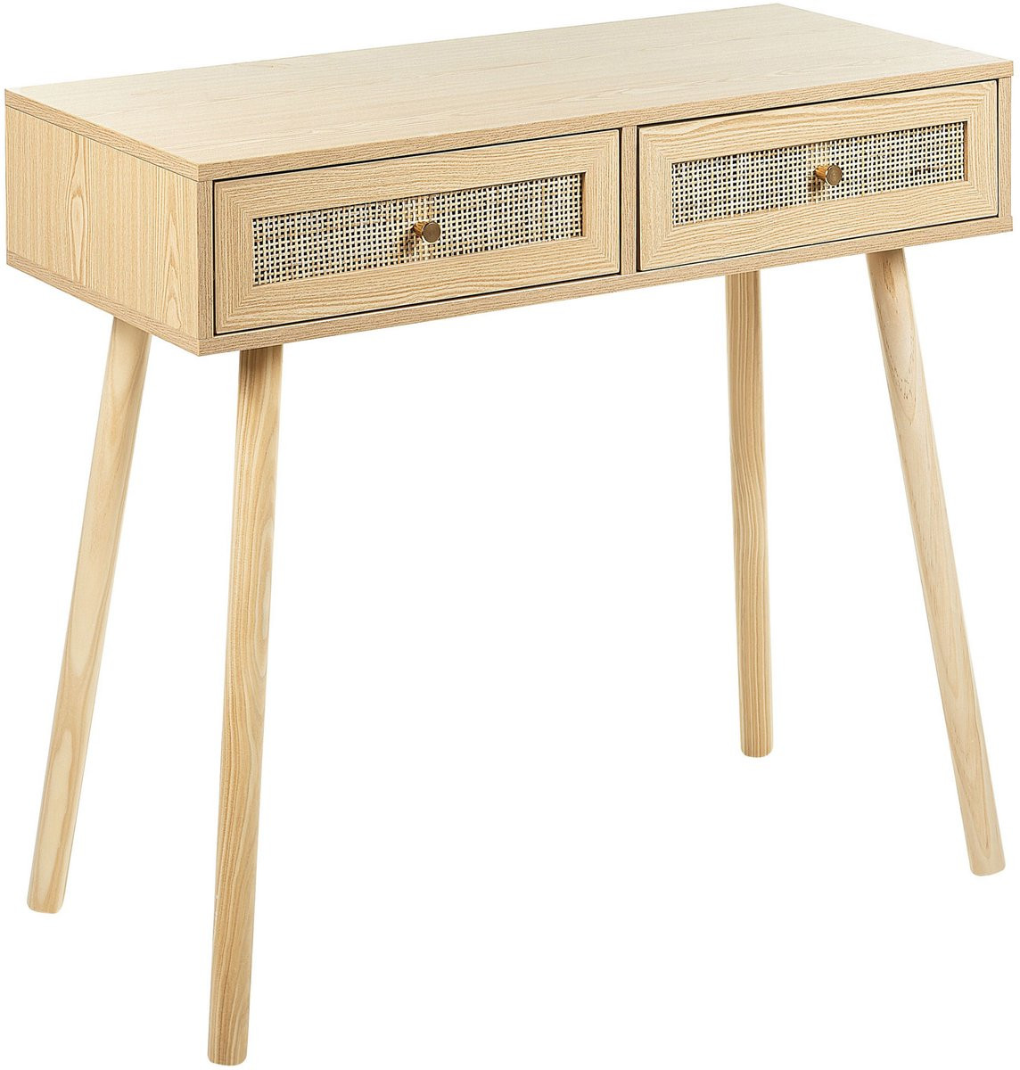 Beliani ODELL Dressoir - Lichte houtkleur - Vezelplaat