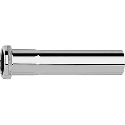Verlängerungsrohr D=32mmx150mm mit Verschraubung, Messing verchromt