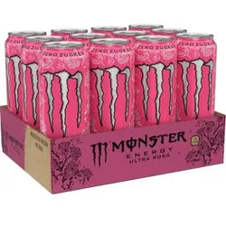 Monster Energy Ultra Rosá Zero Sugar 12x 500ml