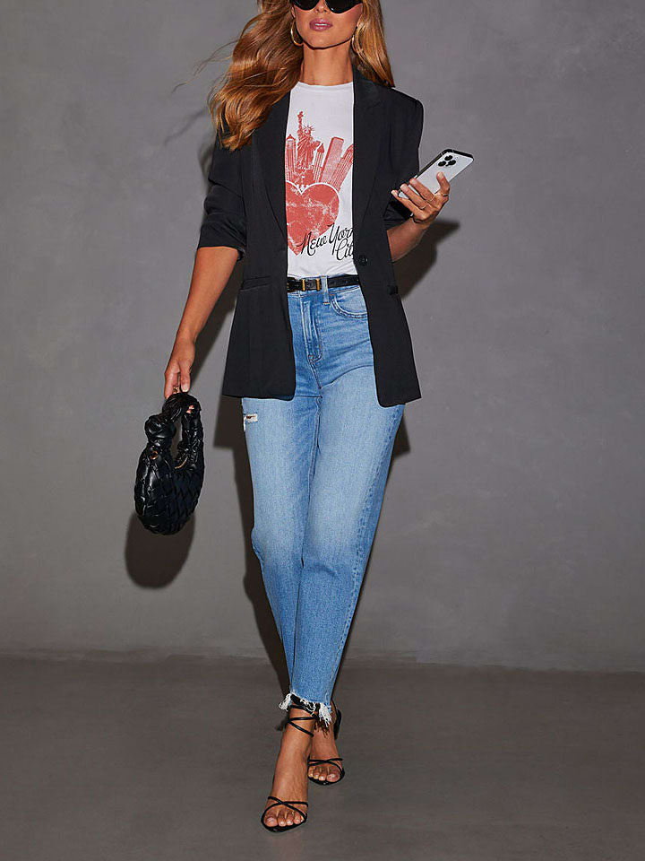 LA Angels Blazer in Schwarz - S